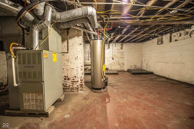 611 N Bradley Ave, Indianapolis, IN 46201 - utilities with water heater and heating unit