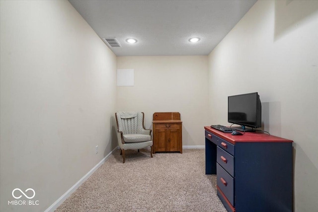 8827 Lindsey Ct, Fishers, IN 46038 - living area with light carpet and recessed lighting