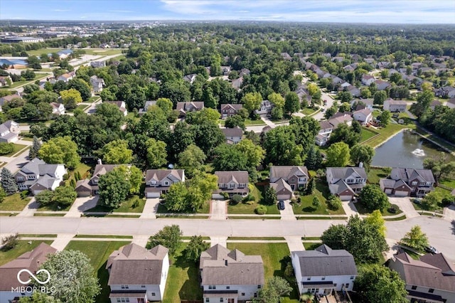 8827 Lindsey Ct, Fishers, IN 46038 - aerial perspective of suburban area with a nearby body of water