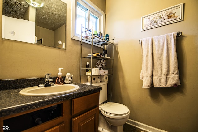 4318 Mesa Ct, Indianapolis, IN 46241 - half bathroom featuring vanity and toilet