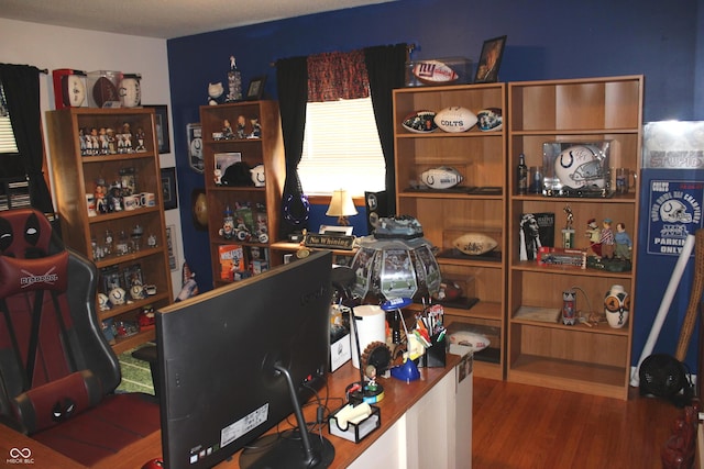 705 Terrace Ln, Greencastle, IN 46135 - office with wood finished floors