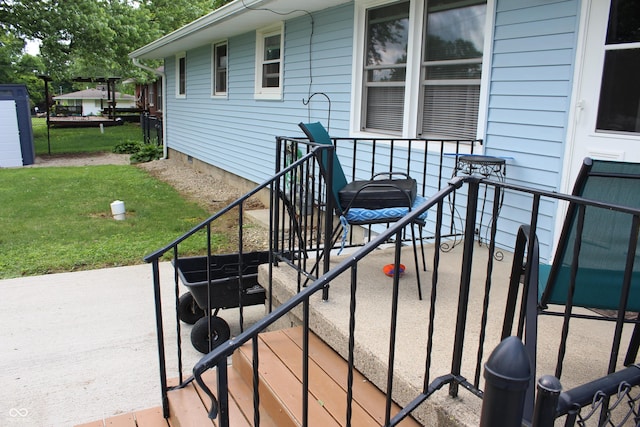 705 Terrace Ln, Greencastle, IN 46135 - view of patio