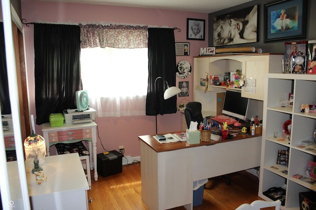 705 Terrace Ln, Greencastle, IN 46135 - office area featuring wood finished floors