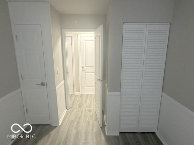 1306 Woodbine Dr, Anderson, IN 46011 - corridor with wood finished floors
