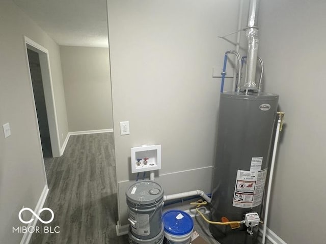 1306 Woodbine Dr, Anderson, IN 46011 - utilities with water heater