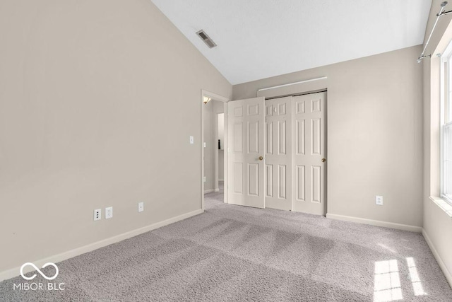 1139 Fernwood Way, Plainfield, IN 46168 - unfurnished bedroom with vaulted ceiling and carpet flooring