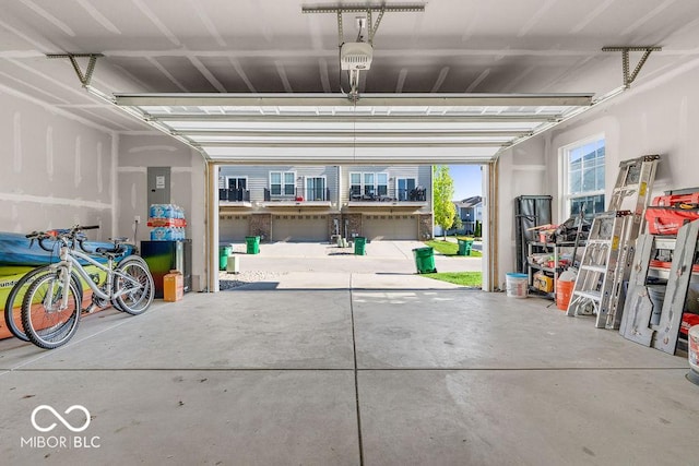 3546 Brampton Ln, Westfield, IN 46074 - garage with a garage door opener and electric panel