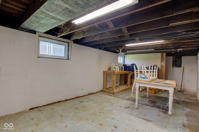238 S 5th Ave, Beech Grove, IN 46107 - basement with tile patterned floors