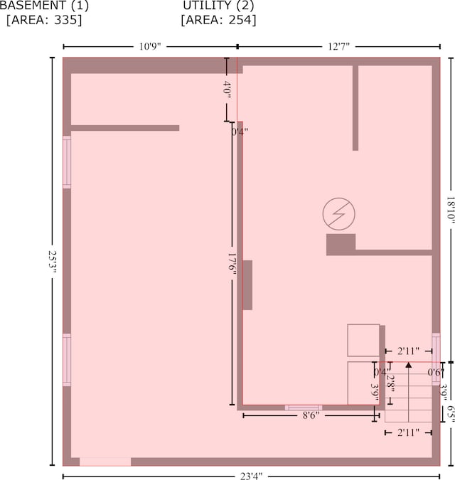 238 S 5th Ave, Beech Grove, IN 46107 - view of room layout