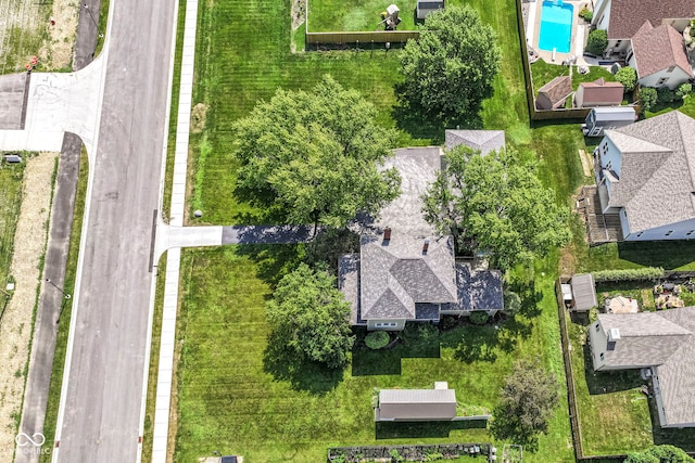 1325 Fordice Rd, Lebanon, IN 46052 - bird's eye view of a pool