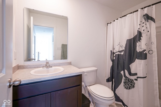 507 Redvine Dr, Sheridan, IN 46069 - bathroom featuring vanity and a shower with shower curtain