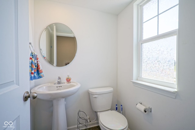 507 Redvine Dr, Sheridan, IN 46069 - half bathroom featuring plenty of natural light