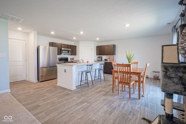 507 Redvine Dr, Sheridan, IN 46069 - dining space featuring recessed lighting and light wood finished floors