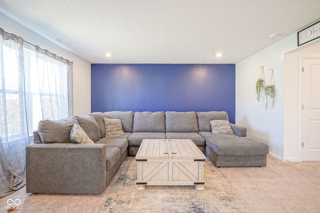507 Redvine Dr, Sheridan, IN 46069 - living area with carpet floors and recessed lighting