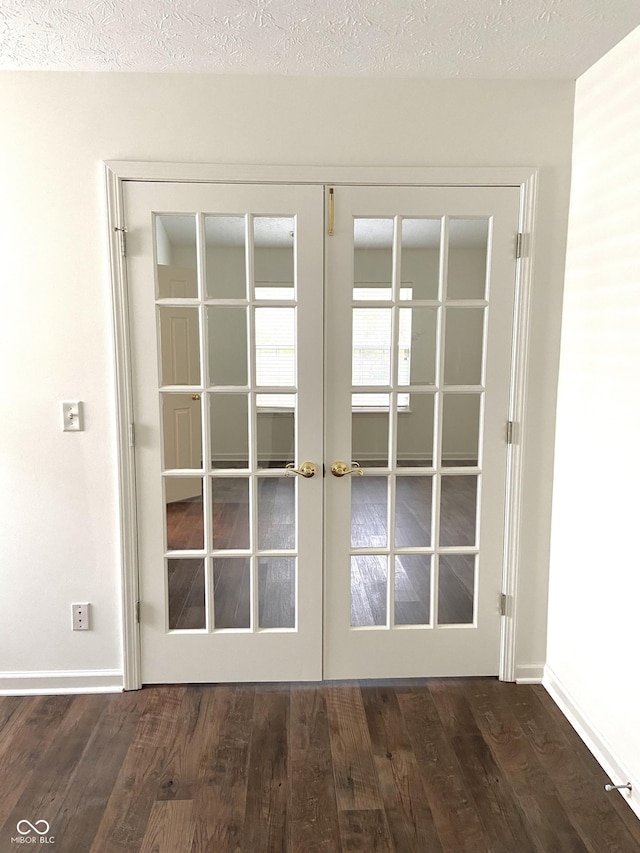 10477 Silver Ridge Cir, Fishers, IN 46038 - detailed view of french doors and wood finished floors