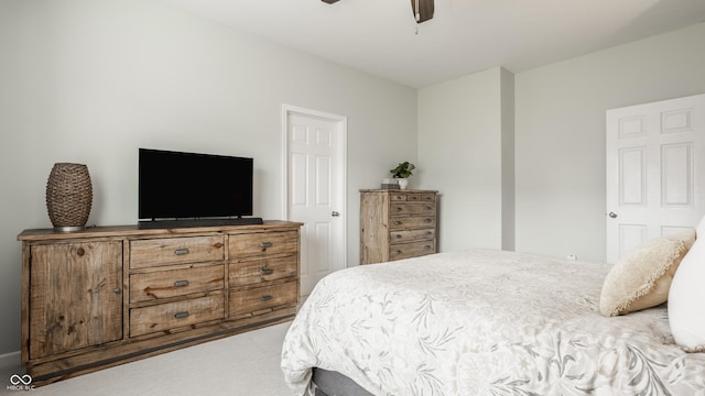17183 Petersfield Ln, Westfield, IN 46074 - bedroom with carpet flooring and ceiling fan