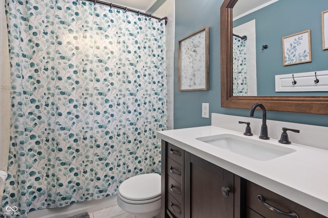 1302 N Furman Ave, Indianapolis, IN 46214 - full bathroom featuring vanity and shower / tub combo
