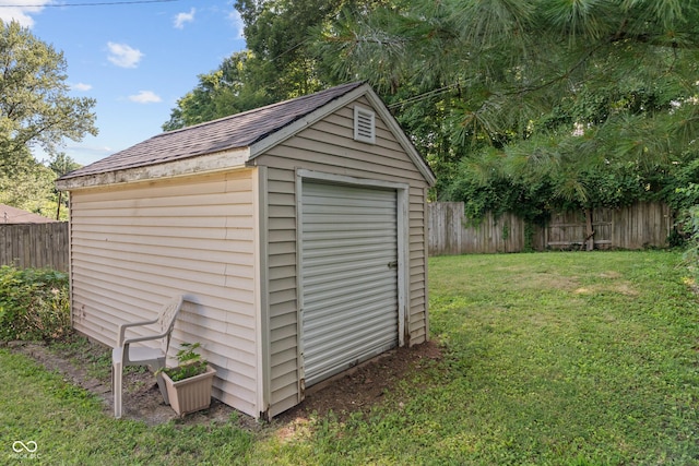 1302 N Furman Ave, Indianapolis, IN 46214 - view of shed featuring a fenced backyard