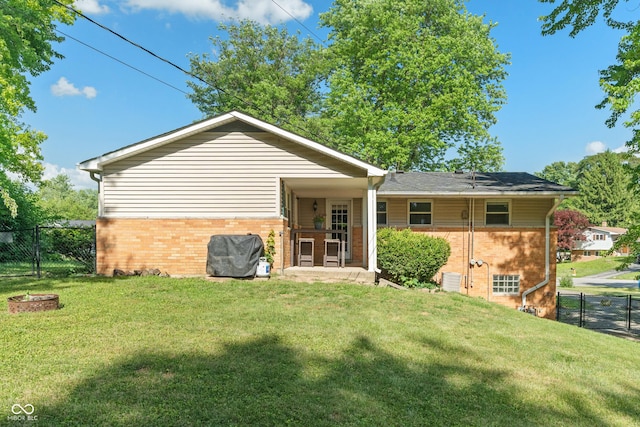 1302 N Furman Ave, Indianapolis, IN 46214 - back of house with brick siding