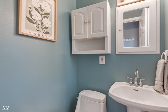 1302 N Furman Ave, Indianapolis, IN 46214 - bathroom with a sink and toilet