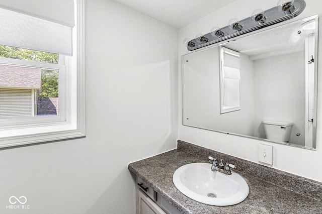 777 Sycamore St, Westfield, IN 46074 - half bathroom with vanity and toilet