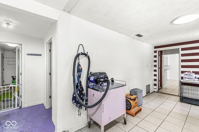 777 Sycamore St, Westfield, IN 46074 - interior space with light tile patterned floors and a textured ceiling