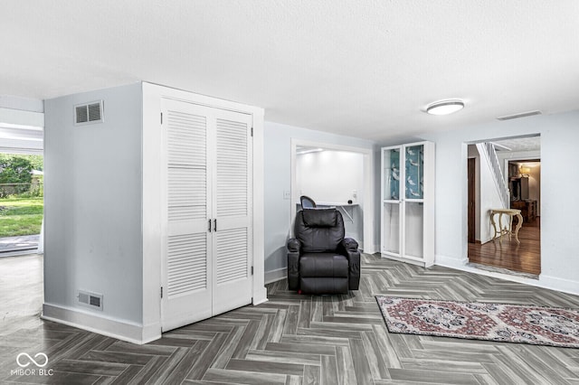 777 Sycamore St, Westfield, IN 46074 - sitting room featuring baseboards and a textured ceiling