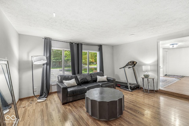 777 Sycamore St, Westfield, IN 46074 - living room with a textured ceiling and wood finished floors