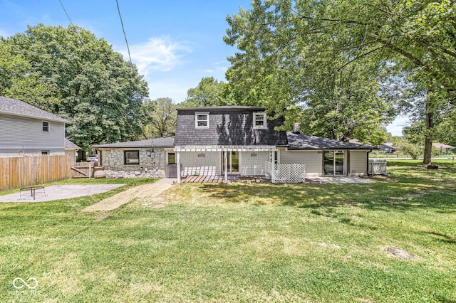 777 Sycamore St, Westfield, IN 46074 - back of house with a patio and a shingled roof