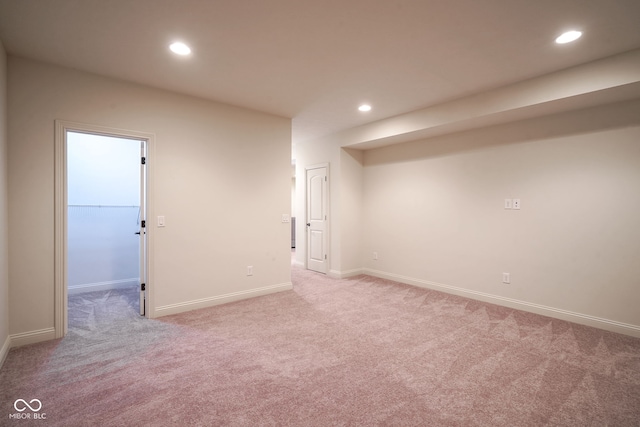 16235 Natures Way, Westfield, IN 46074 - basement with light colored carpet and recessed lighting
