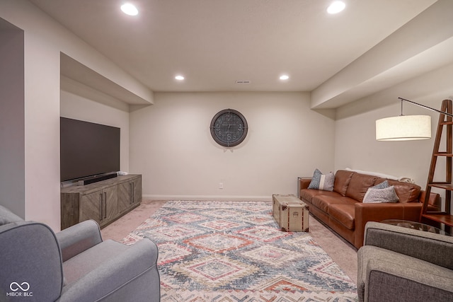16235 Natures Way, Westfield, IN 46074 - living room with recessed lighting and light colored carpet