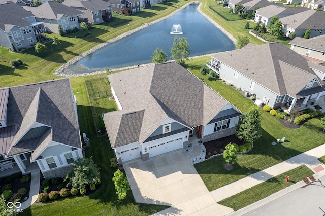 16235 Natures Way, Westfield, IN 46074 - aerial view of residential area featuring a nearby body of water