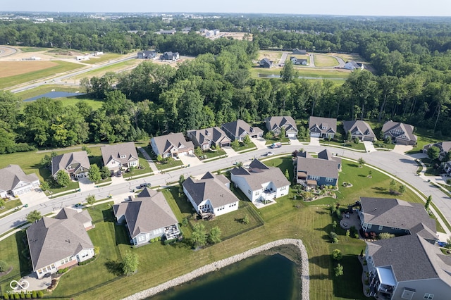 16235 Natures Way, Westfield, IN 46074 - aerial view of property and surrounding area featuring a nearby body of water and nearby suburban area