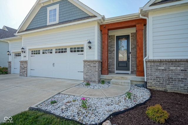 16235 Natures Way, Westfield, IN 46074 - view of front of home with brick siding, an attached garage, and driveway