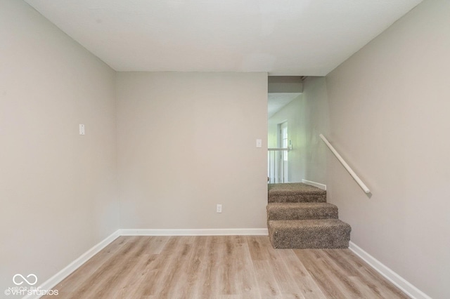 6570 N Private Road 525 E, North Vernon, IN 47265 - stairs featuring wood finished floors and baseboards