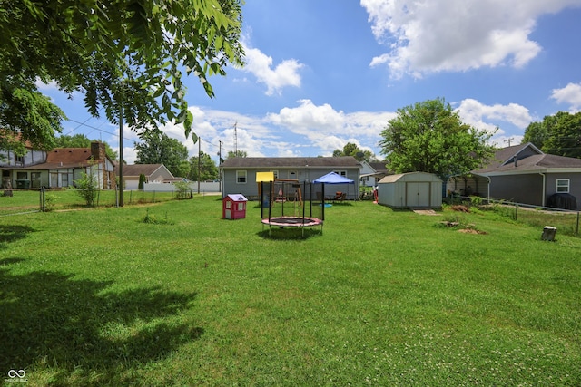 1014 Washington St, Hope, IN 47246 - fenced backyard featuring a storage shed