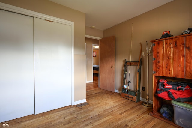 1014 Washington St, Hope, IN 47246 - bedroom featuring light wood-style flooring and a closet