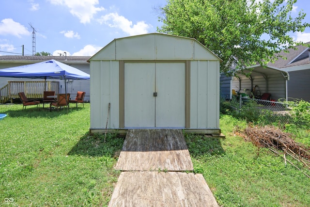 1014 Washington St, Hope, IN 47246 - view of shed with a detached carport