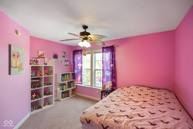 3075 W Crosscreek Dr, Monrovia, IN 46157 - carpeted bedroom featuring baseboards and a ceiling fan