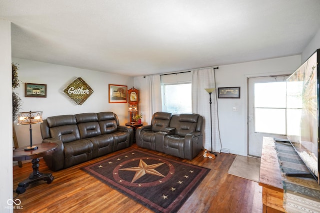 2911 N 200 W Rd, Franklin, IN 46131 - living room with wood finished floors and plenty of natural light