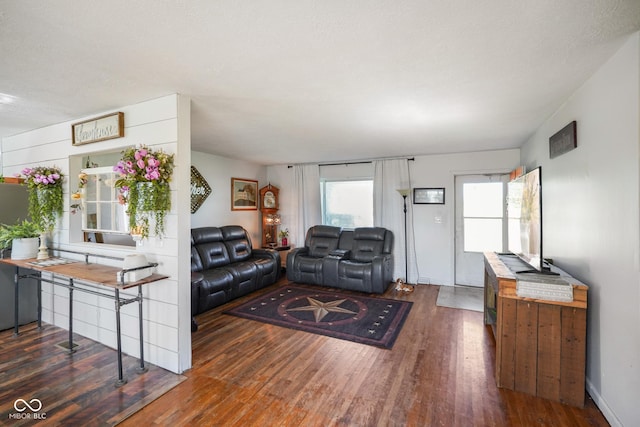 2911 N 200 W Rd, Franklin, IN 46131 - living area featuring wood finished floors