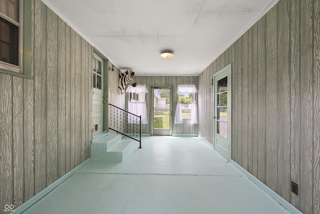 705 N Davidson St, Greensburg, IN 47240 - view of unfurnished sunroom