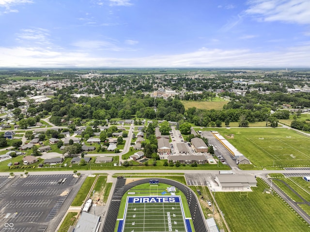 705 N Davidson St, Greensburg, IN 47240 - drone / aerial view of a tree filled landscape