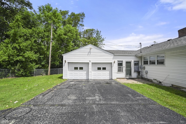 705 N Davidson St, Greensburg, IN 47240 - view of front of house with asphalt driveway and an attached garage
