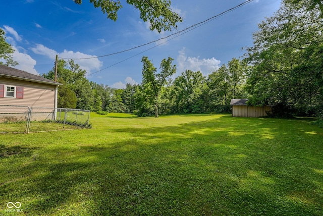 1905 W Brownstown Rd, North Vernon, IN 47265 - view of yard featuring a storage shed
