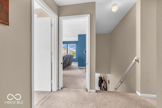 2309 Westmere Dr, Plainfield, IN 46168 - hall featuring an upstairs landing and carpet