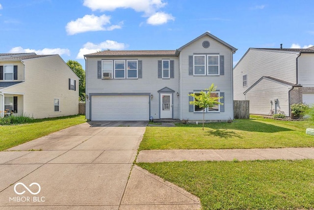 2309 Westmere Dr, Plainfield, IN 46168 - traditional-style house with concrete driveway, a garage, and a front yard