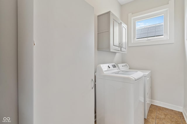 2026 E 10th St, Indianapolis, IN 46201 - laundry area with washing machine and clothes dryer and cabinet space