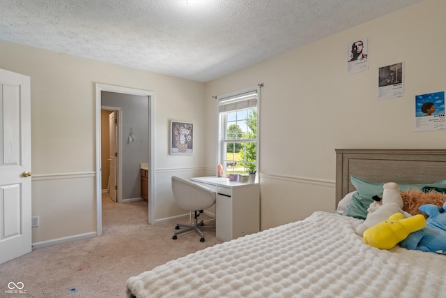 8754 Lily Ct, Zionsville, IN 46077 - carpeted bedroom featuring a textured ceiling