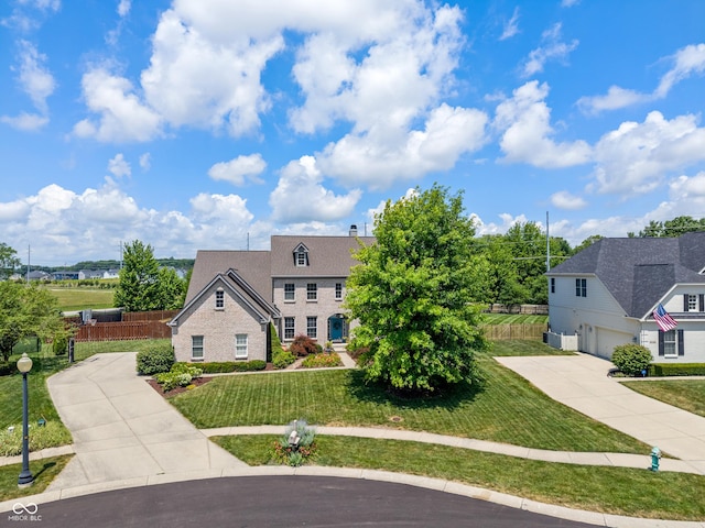 8754 Lily Ct, Zionsville, IN 46077 - view of front facade with concrete driveway and a garage